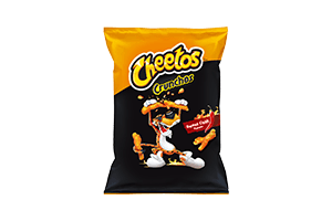Čili pipirų skonio kukurūzų užkandis CHEETOS CRUNCHOS, 165g