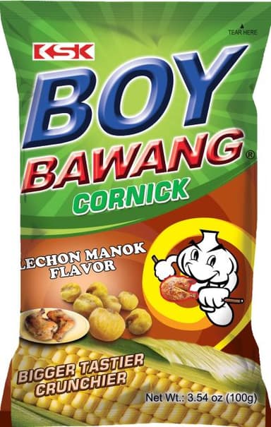 Fried corn BOY BAWANG, lechon manok, 100 g