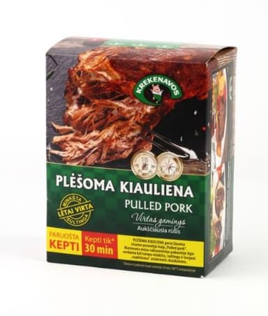 Cooked pork product, looted pork, in vacuum, ~0,95 kg