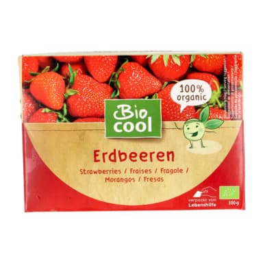 Strawberries, frozen, organic