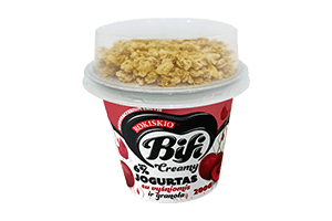 BIFI CREAMY 6% Yogurt with Cherries and Granola 200g