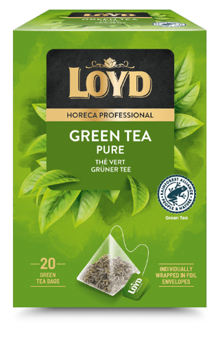 Green tea LOYD horeca pure, piramyd, 20 x 2g