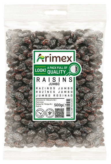 Raisins Jumbo Flames ARIMEX, 500 g