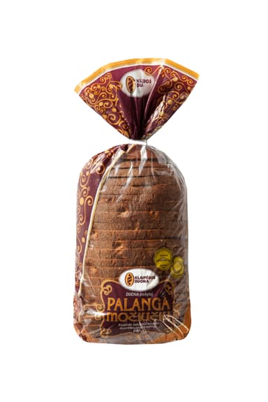 Duona PALANGA MOČIUČIŲ, šviesi ruginė, raikyta, 800 g