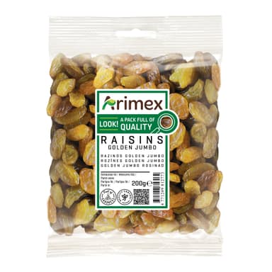 Raisins Golden Jumbo ARIMEX, 200 g