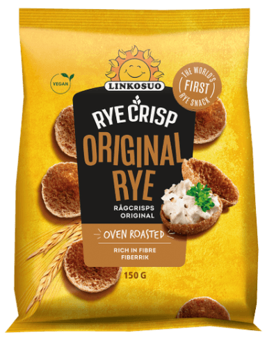 Ruginiai duonos traškučiai LINKOSUO Original, 150 g