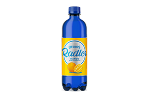 Non-alcoholic beer cocktail UTENOS RADLER MANGO 0.5l