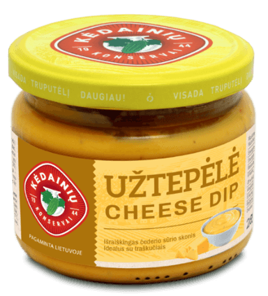 Užtepėlė KĖDAINIŲ, cheese dip, 280g