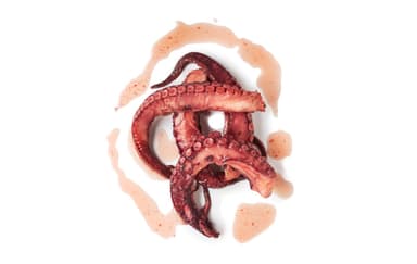 Frozen octopus, cooked, 550/800g