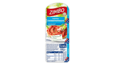 Zimbo Ham Onion Mettwurst, 120 g