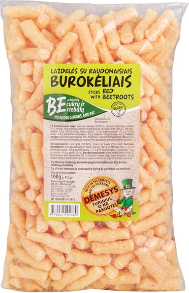 Sticks with red beetroots, 100g