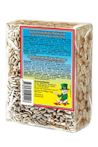 Corn cake with sunflower seeds, 45 g