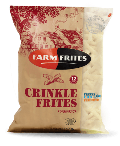 Šaldytos bulvės FARM FRITES Super, vingiuotos, 2,5 kg, New Generation