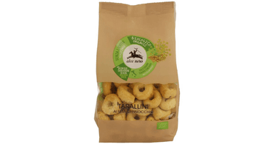 Krekeriai TARALLINI su pankolių sėklomis ir alyvuogių aliejumi, ekologiški