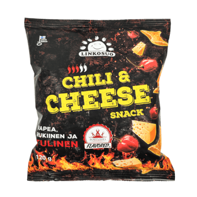 Ruginiai duonos traškučiai LINKOSUO, čili ir sūrio skonio, 120 g