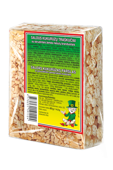 Corn cake with nuts, 45 g
