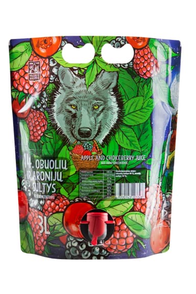 Sultys obuolių ir aronijų, ne iš koncentrato 3l pouch