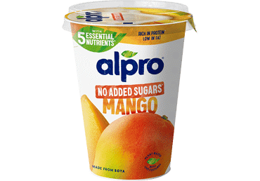 Fermented soy product with mango ALPRO, no added sugars