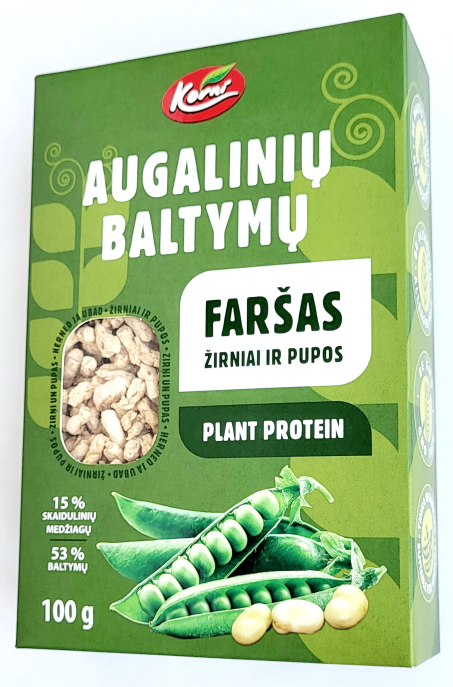 Vegetable protein mince KORNI  peas and bean protein concentrate,100g