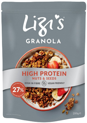 Baltyminė granola su riešutais ir sėklomis