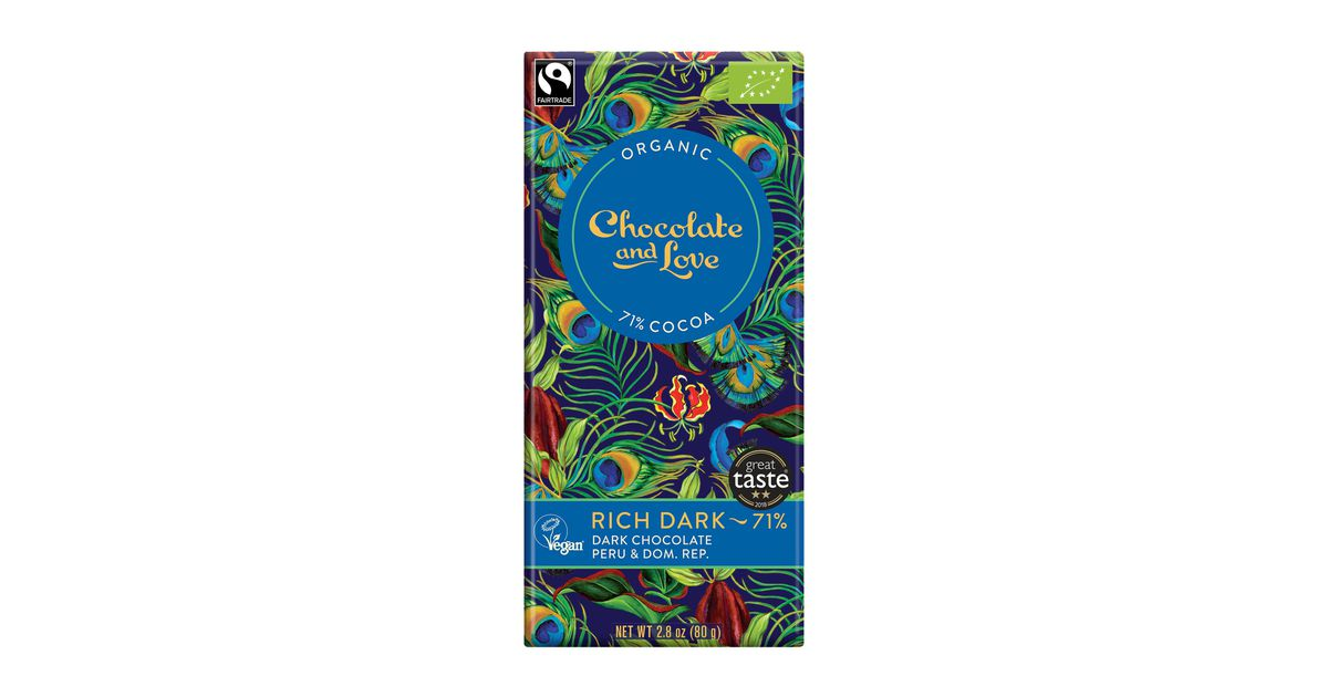 Organic dark chocolate 71%