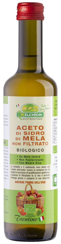 MELCHIORI apple cider vinegar, unfiltered, unpasteurized, organic