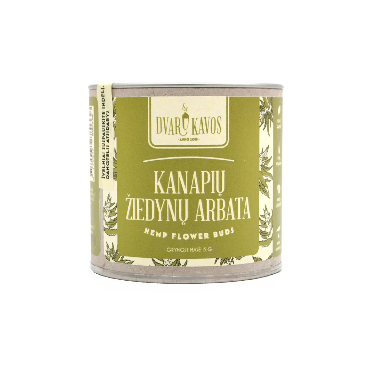 Kanapių žiedynų arbata 15 g.