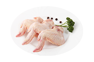 Chilled chicken broiler wings