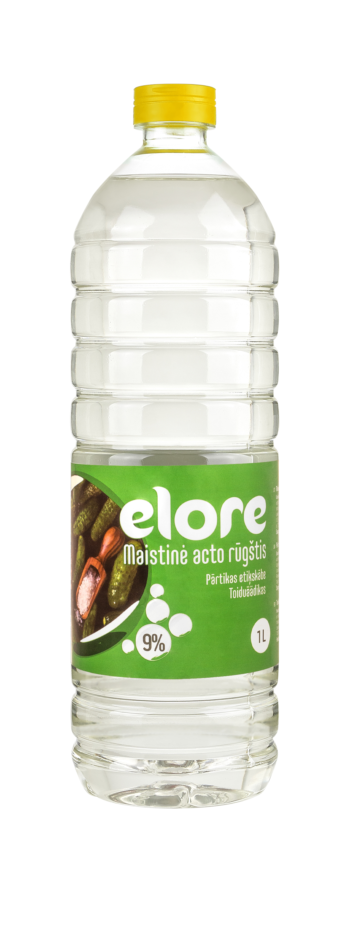 Acetic acid for food ELORE , 9%, 1 l