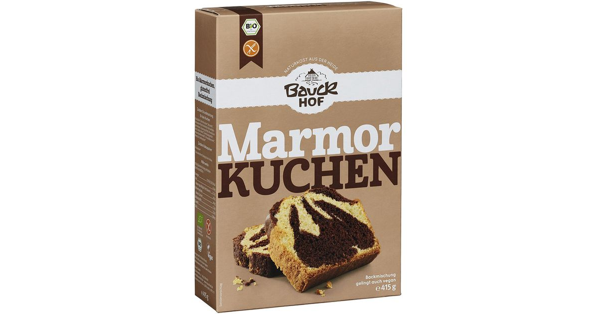 Preparation for marble cake, organic