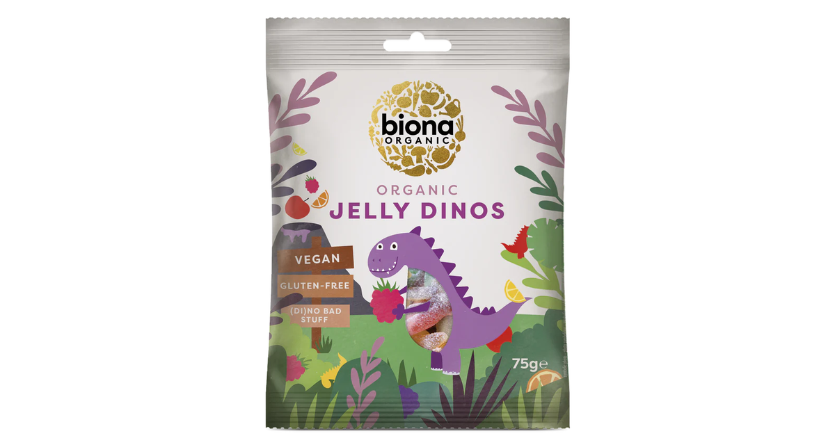 Gummy candies "Dinosaurs", organic