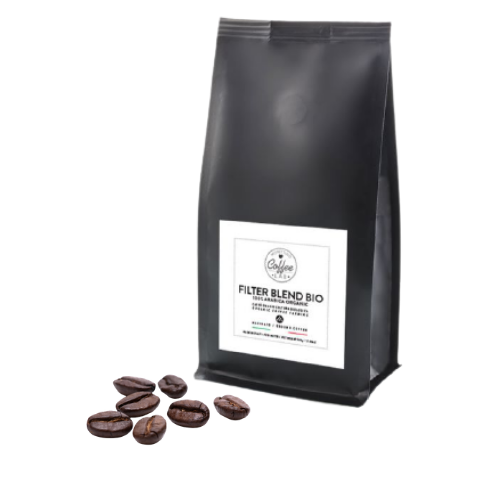 Kavos pupelės ruošimui filtru FILTER BLEND, ekologiškos