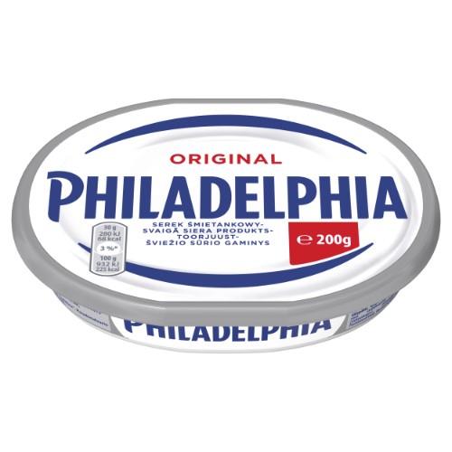Spreadable cheese PHILADELPHIA, plain,200g (M)