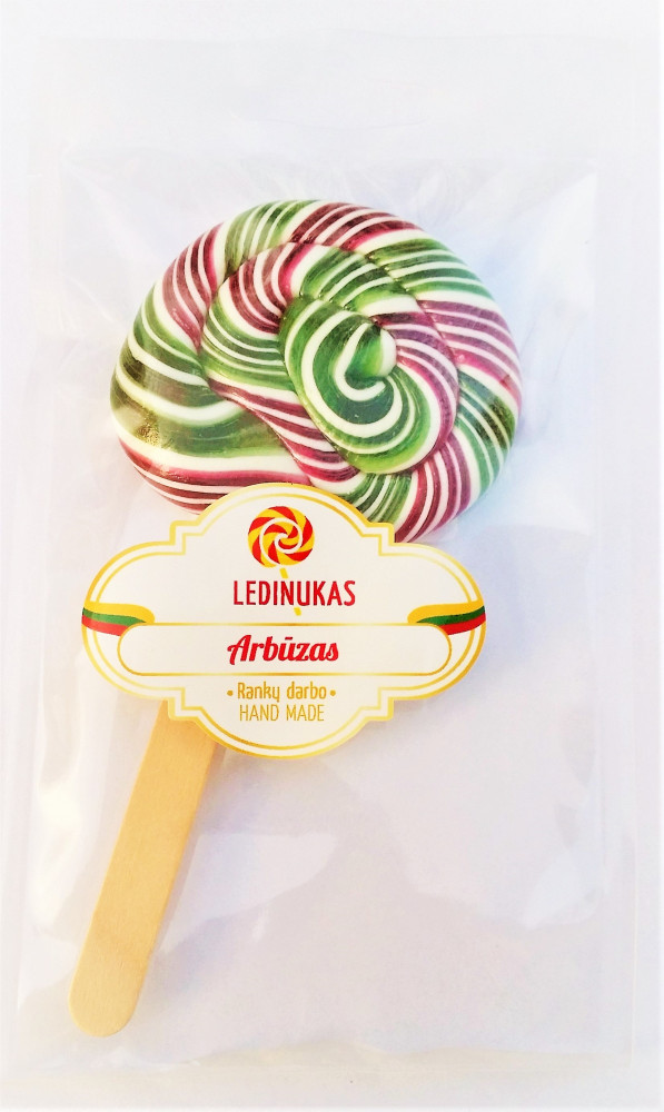 Ledinukas ARBŪZAS ant pagaliuko