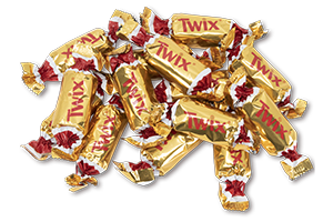 TWIX candies, 1 kg