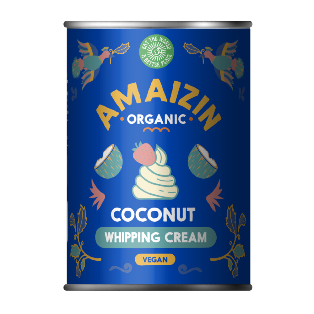 Whipped coconut cream AMAIZIN, organic