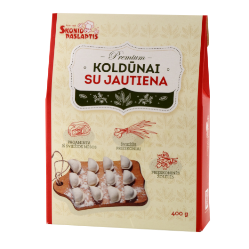 Dumplings with beef, 400 g
