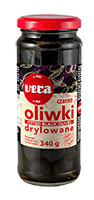 VERA pitted black olives, 340 g