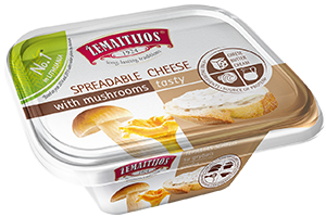 Lydytas RAMBYNO tepamasis sūrelis su baravykais, 50% rieb., 175 g