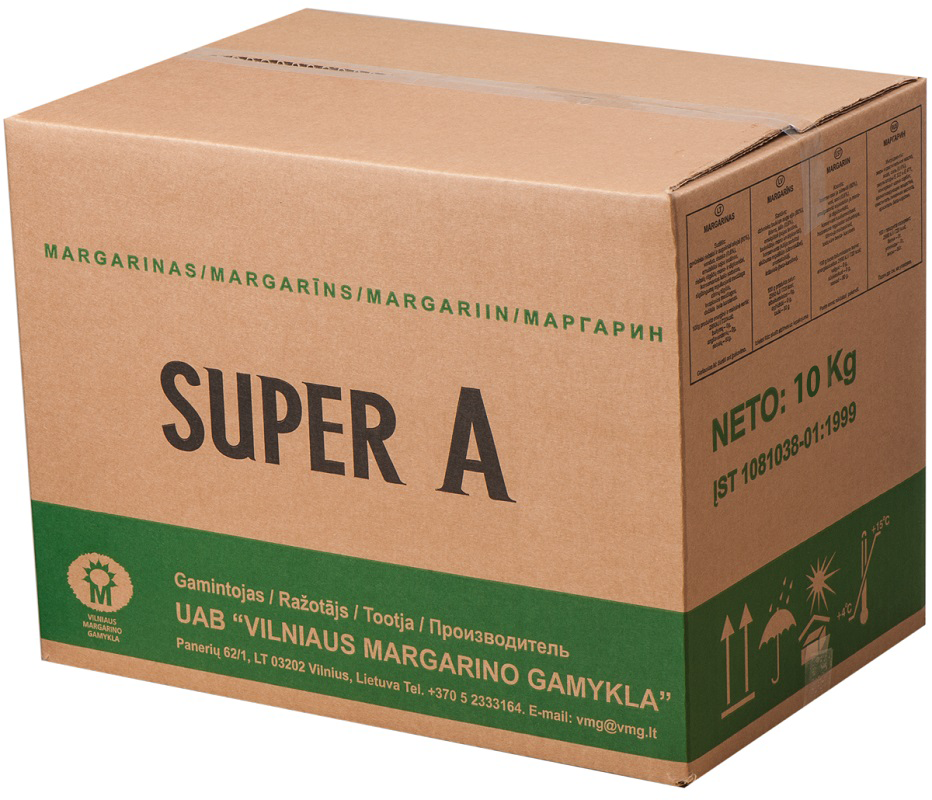 Margarinas SUPER A, 80%, (10) kg