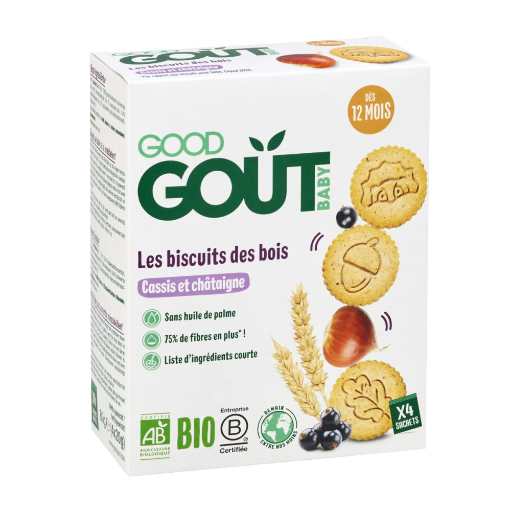 FOREST biscuits, from 12 months, organic