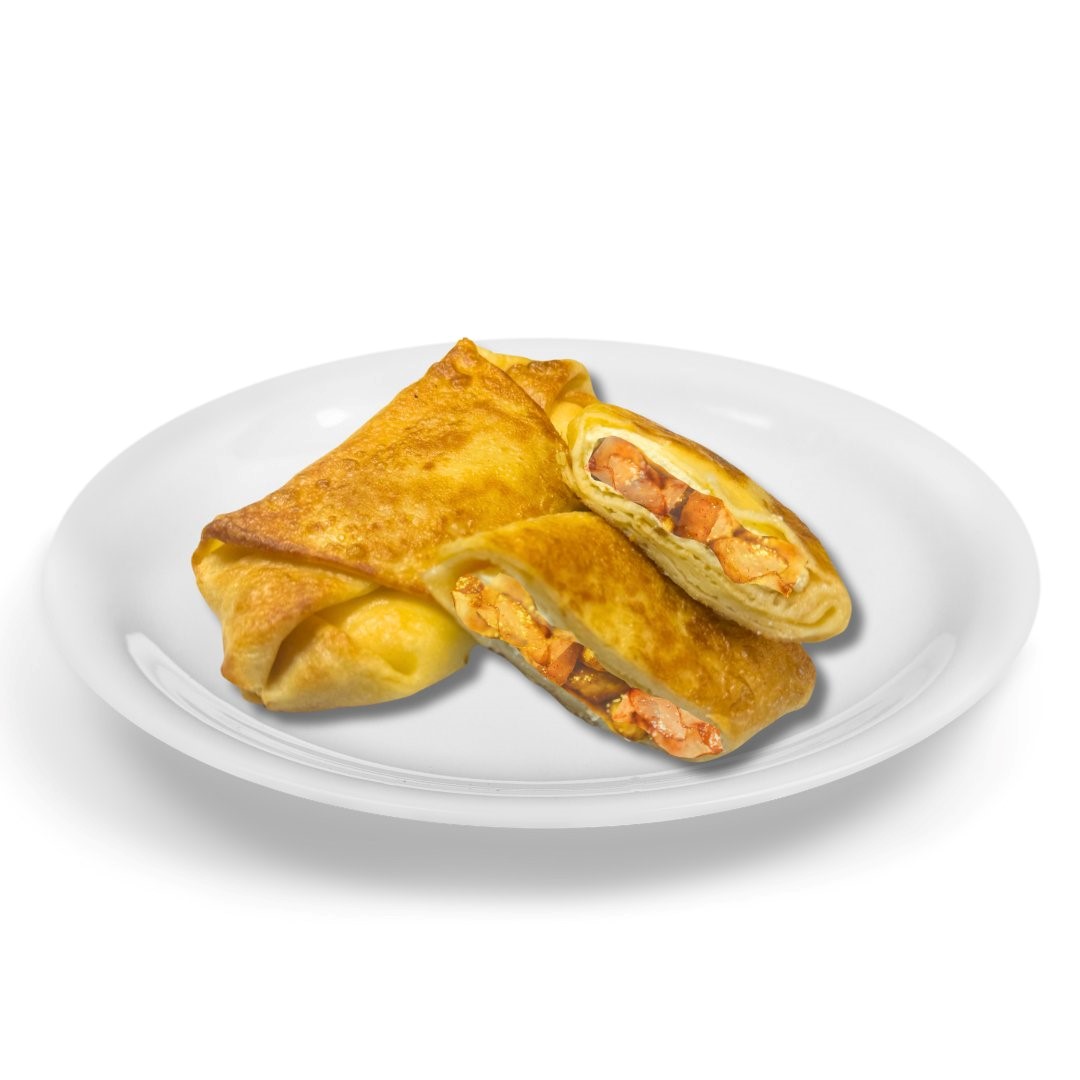 Frozen pancakes with apples, "Cinnamoni", premium, 100 g