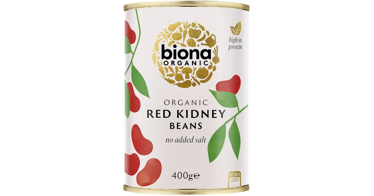 Canned red beans, organic