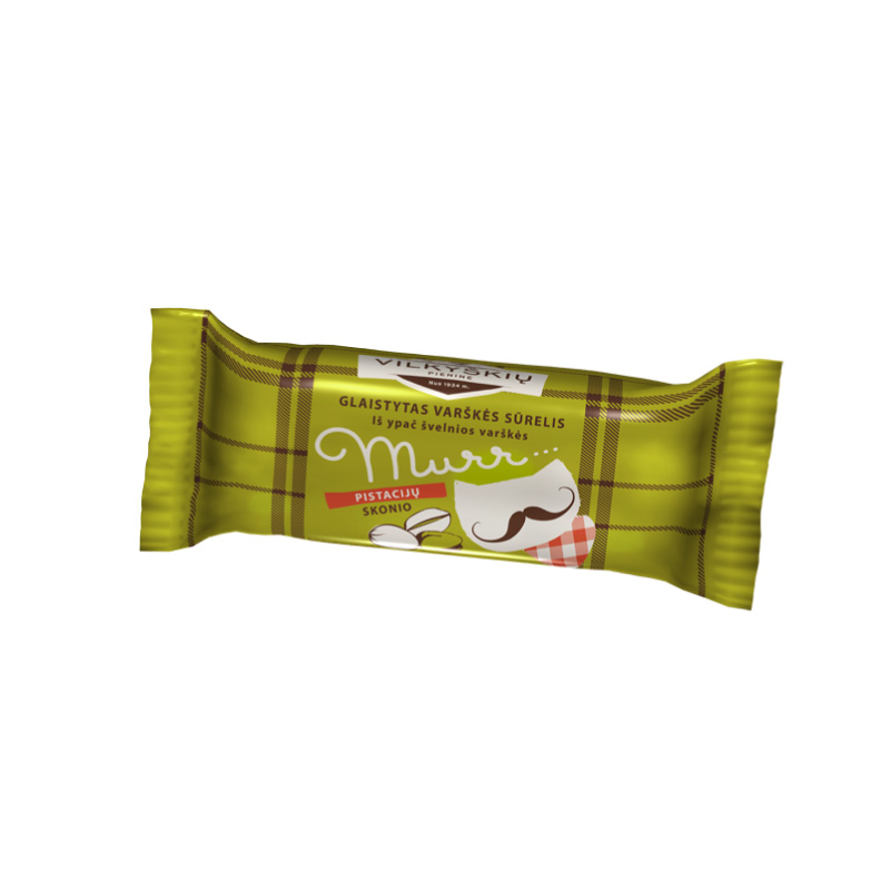Glaistytas varškės sūrelis MURR, pistacijų skonio, 28,6%,  40 g