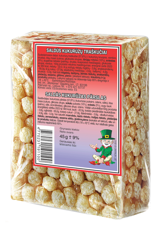 Corn brick, sweet, 45 g