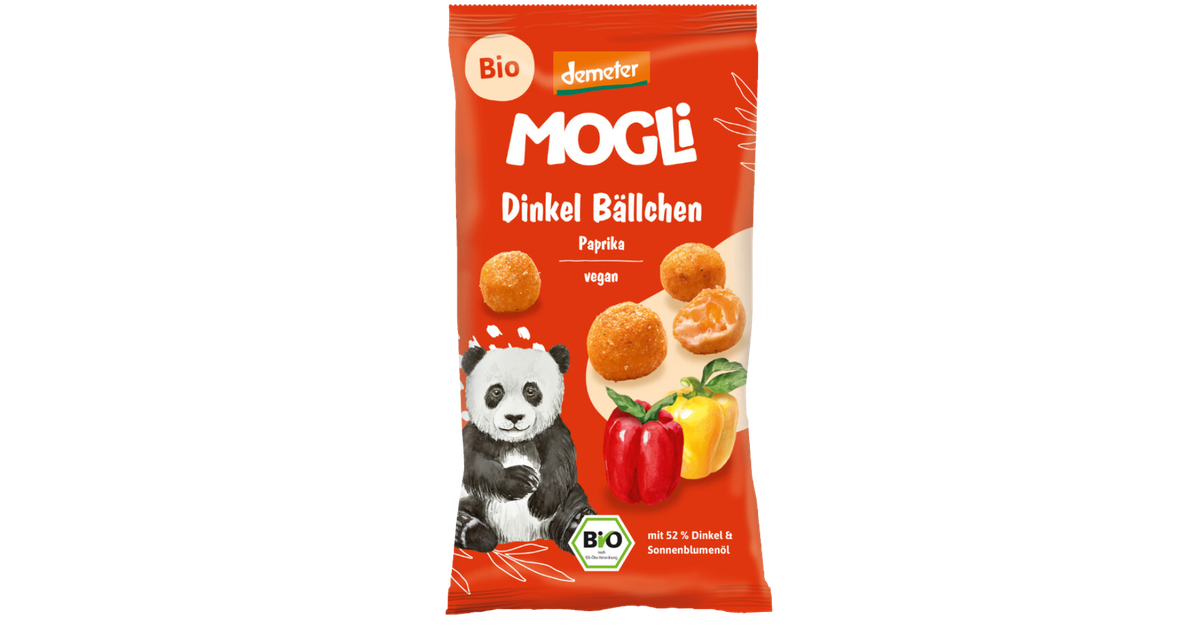 Crispy spelt balls with bell peppers, biodynamic