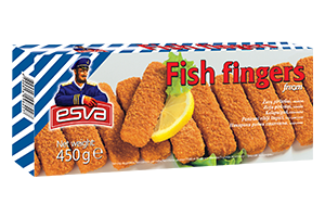 Šaldyti žuvų piršteliai ESVA, 450g