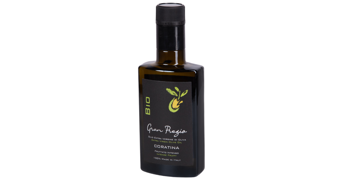 Extra virgin olive oil CORATINA, organic