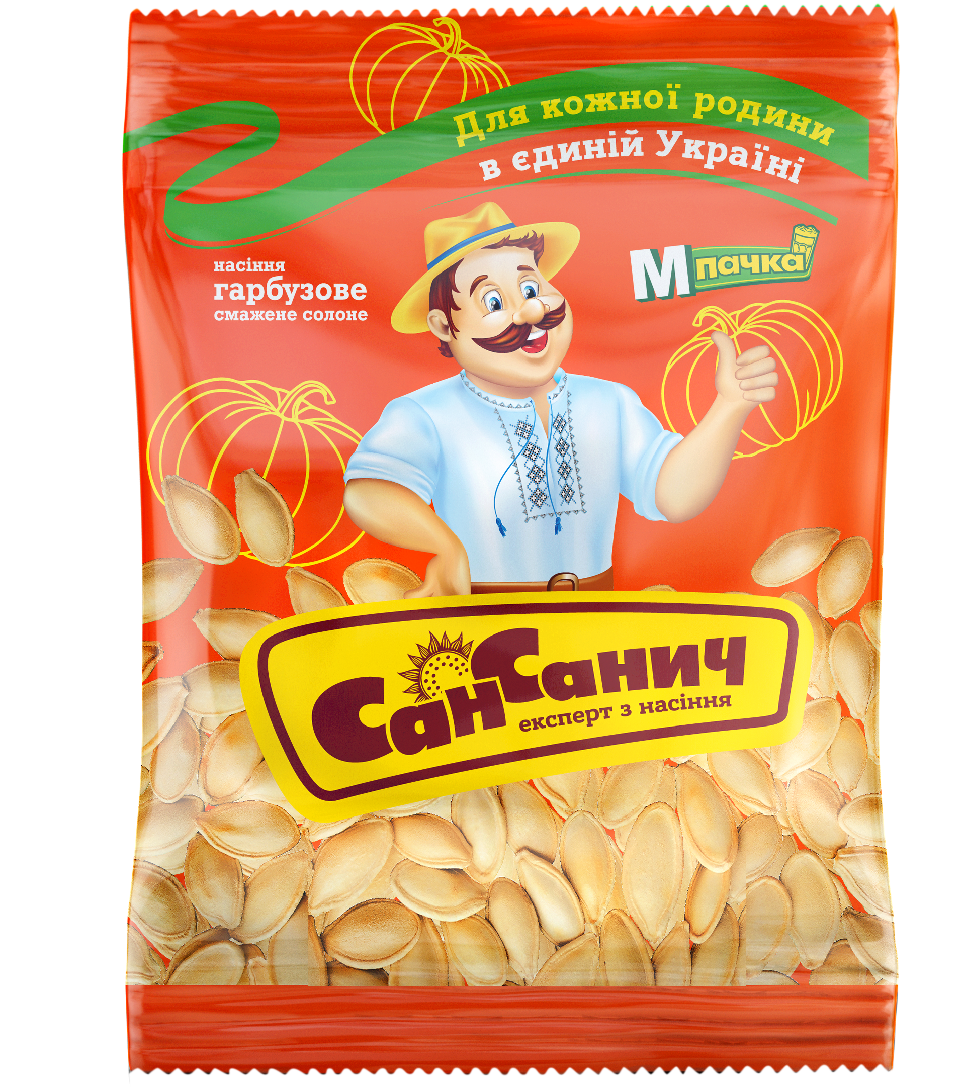 Pumpkin seeds SAN SANICH, roasted, with salt, 80 g