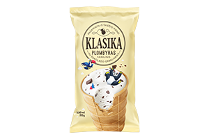 Vaniliniai ledai KLASIKA STRACCIATELLA, 120ml